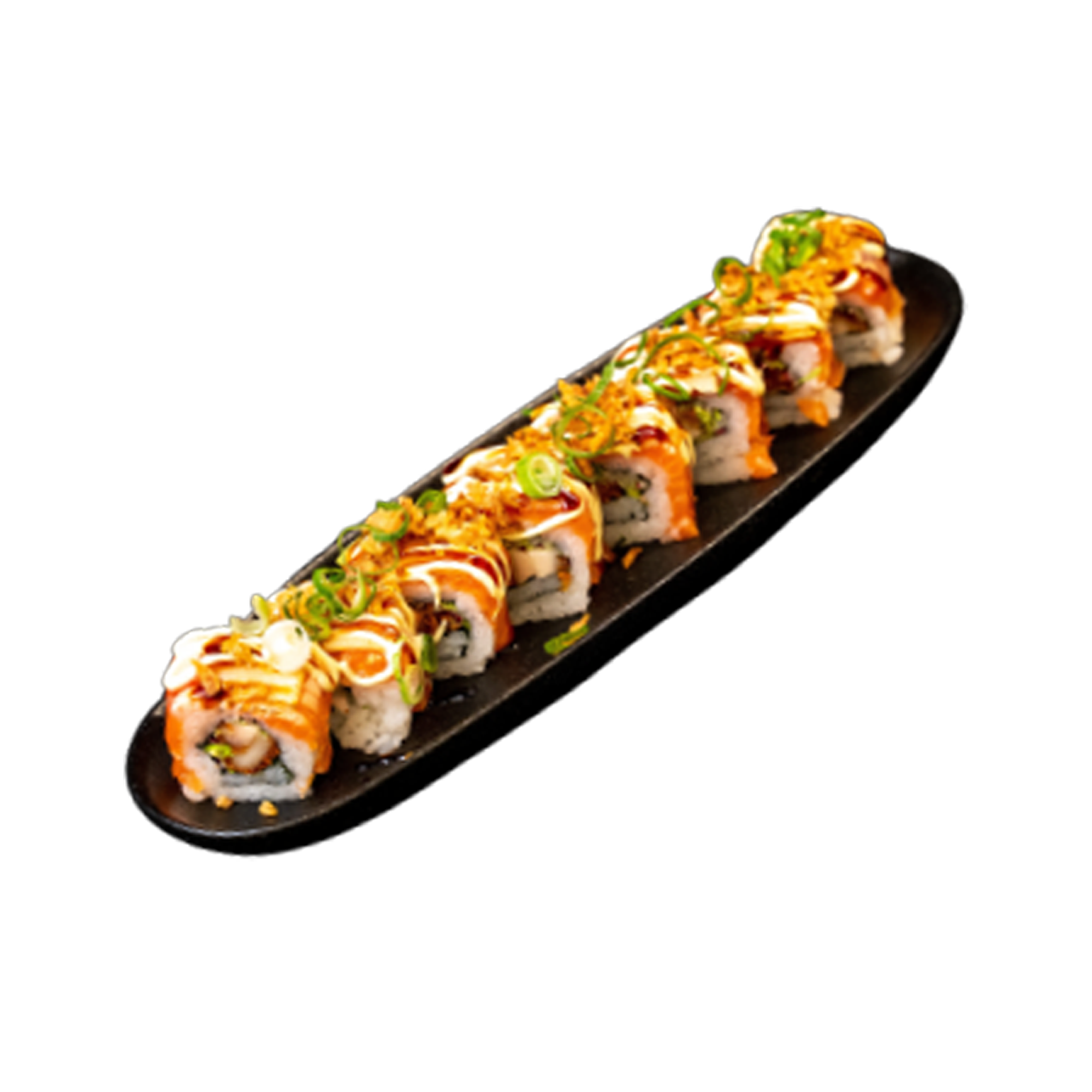 Special Flamed Spicy Salmon Roll